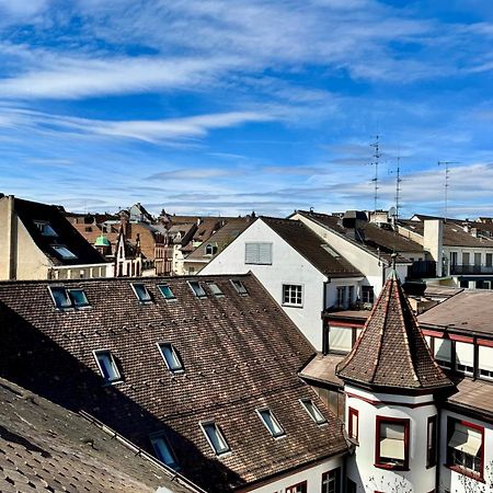 City Center Rooftop Balcony-Studio At Town Hall Bázel Kültér fotó